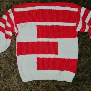 Fun Hand-knit Sweater